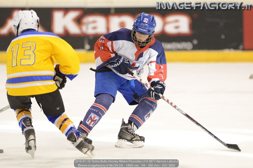 2015-01-10 Torino Bulls-Hockey Milano Rossoblu U14 0877 Alessia Labruna